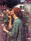 John William Waterhouse Famous Paintings - My Sweet Rose